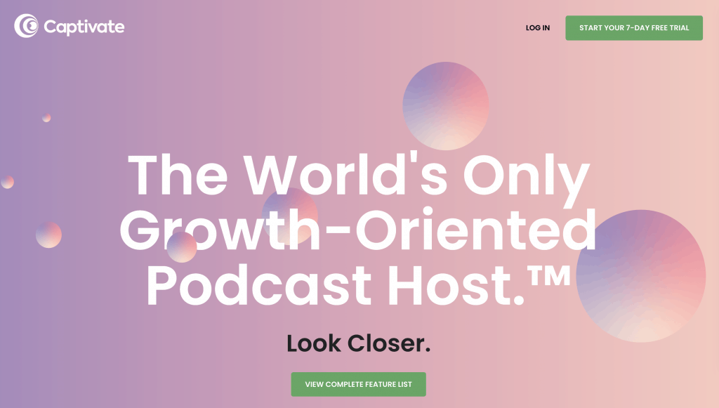Captivate Podcast Hosting