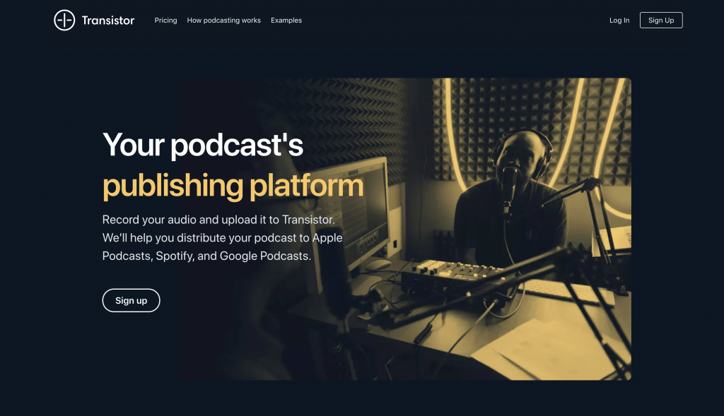 Transistor Hosting for your Podcast