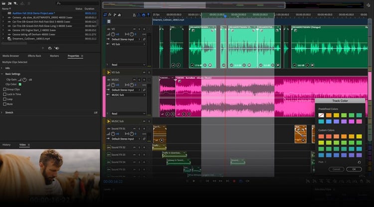 Adobe Audition sound effects
