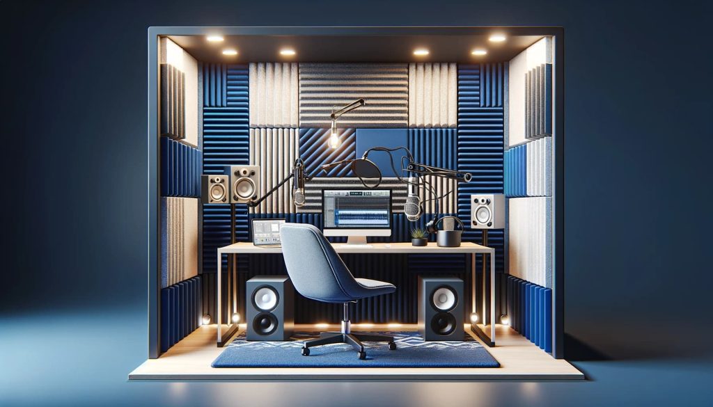DIY Bass Traps Podcasting Booth