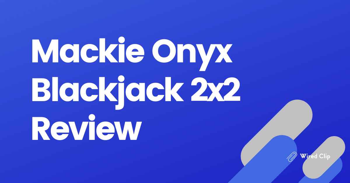 Mackie Onyx Blackjack 2x2 Review