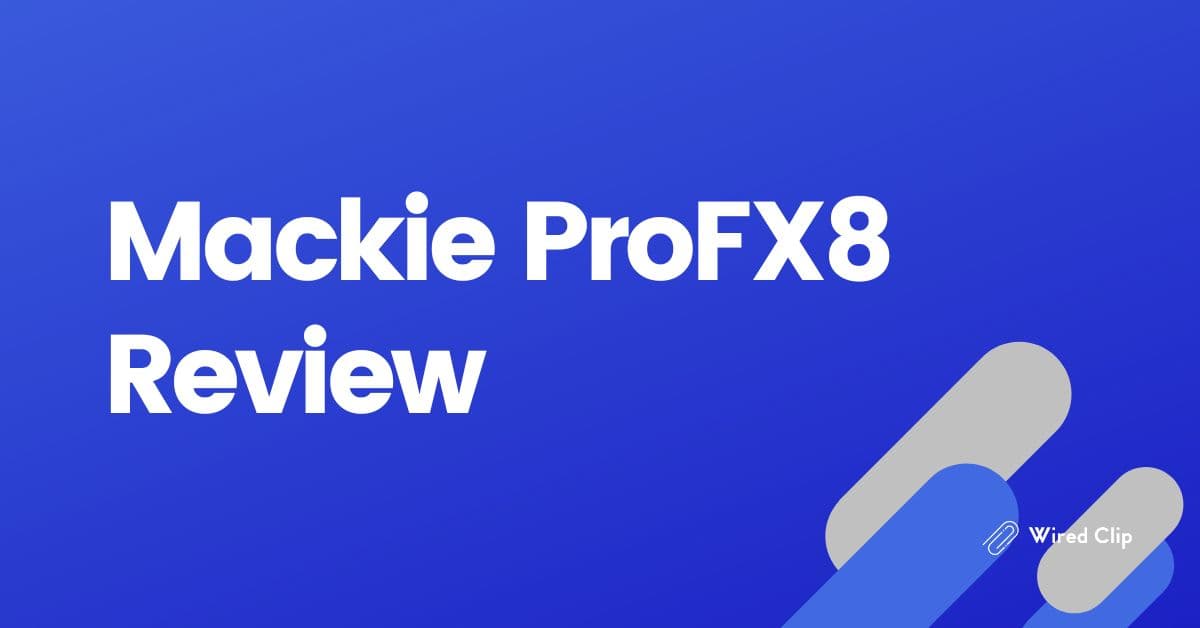 Mackie ProFX8 Review - 8 Channel Mixer