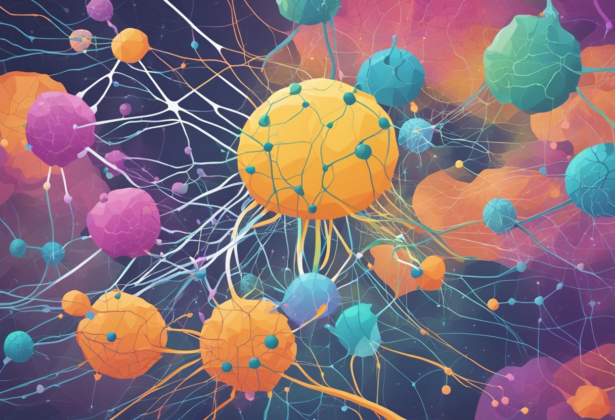 dopamine, stress, anxiety, and depression illustration 