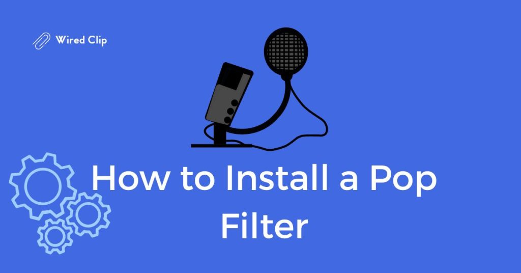 installing pop filter