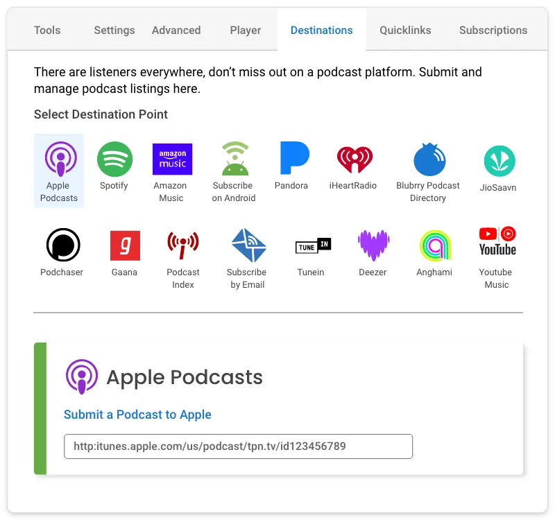 blurry podcast hosting